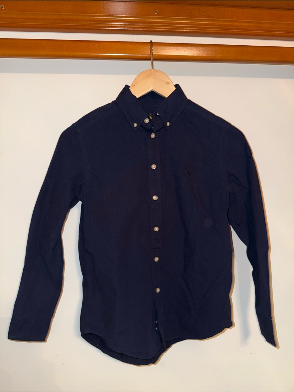 Ralph Lauren Navy Boys' Button-Down Oxford Shirt